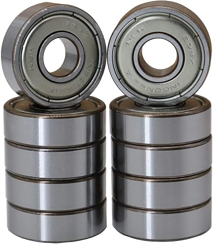 Amazon | NSK 608-2RS 608DD 精密ベアリング 10個 8x22x7mm 回転 静音